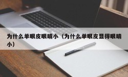 为什么单眼皮眼睛小（为什么单眼皮显得眼睛小）