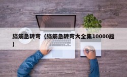 脑筋急转弯（脑筋急转弯大全集10000题）