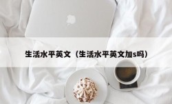 生活水平英文（生活水平英文加s吗）