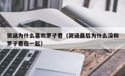 贺涵为什么喜欢罗子君（贺涵最后为什么没和罗子君在一起）