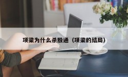 项梁为什么杀殷通（项梁的结局）