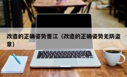 改造的正确姿势晋江（改造的正确姿势无防盗章）