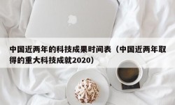 中国近两年的科技成果时间表（中国近两年取得的重大科技成就2020）