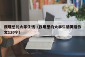 我理想的大学生活（我理想的大学生活英语作文120字）