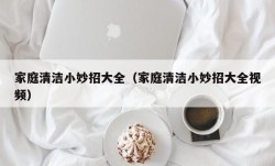 家庭清洁小妙招大全（家庭清洁小妙招大全视频）