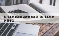 科技小制品简单又漂亮怎么做（科技小制品 创意手工）