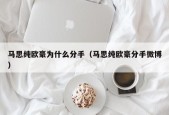 马思纯欧豪为什么分手（马思纯欧豪分手微博）