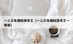 一二三年级科技手工（一二三年级科技手工一等奖）