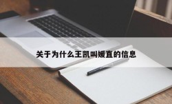 关于为什么王凯叫媛直的信息