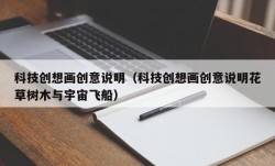 科技创想画创意说明（科技创想画创意说明花草树木与宇宙飞船）