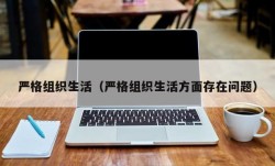 严格组织生活（严格组织生活方面存在问题）