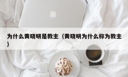 为什么黄晓明是教主（黄晓明为什么称为教主）