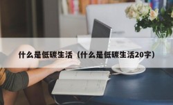 什么是低碳生活（什么是低碳生活20字）