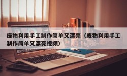 废物利用手工制作简单又漂亮（废物利用手工制作简单又漂亮视频）