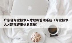 广东省专业技术人才职称管理系统（专业技术人才职称评审信息系统）