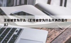 王维被誉为什么（王维被誉为什么代表作是什么）