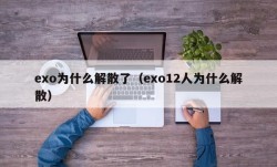 exo为什么解散了（exo12人为什么解散）