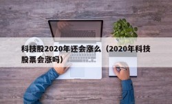 科技股2020年还会涨么（2020年科技股票会涨吗）